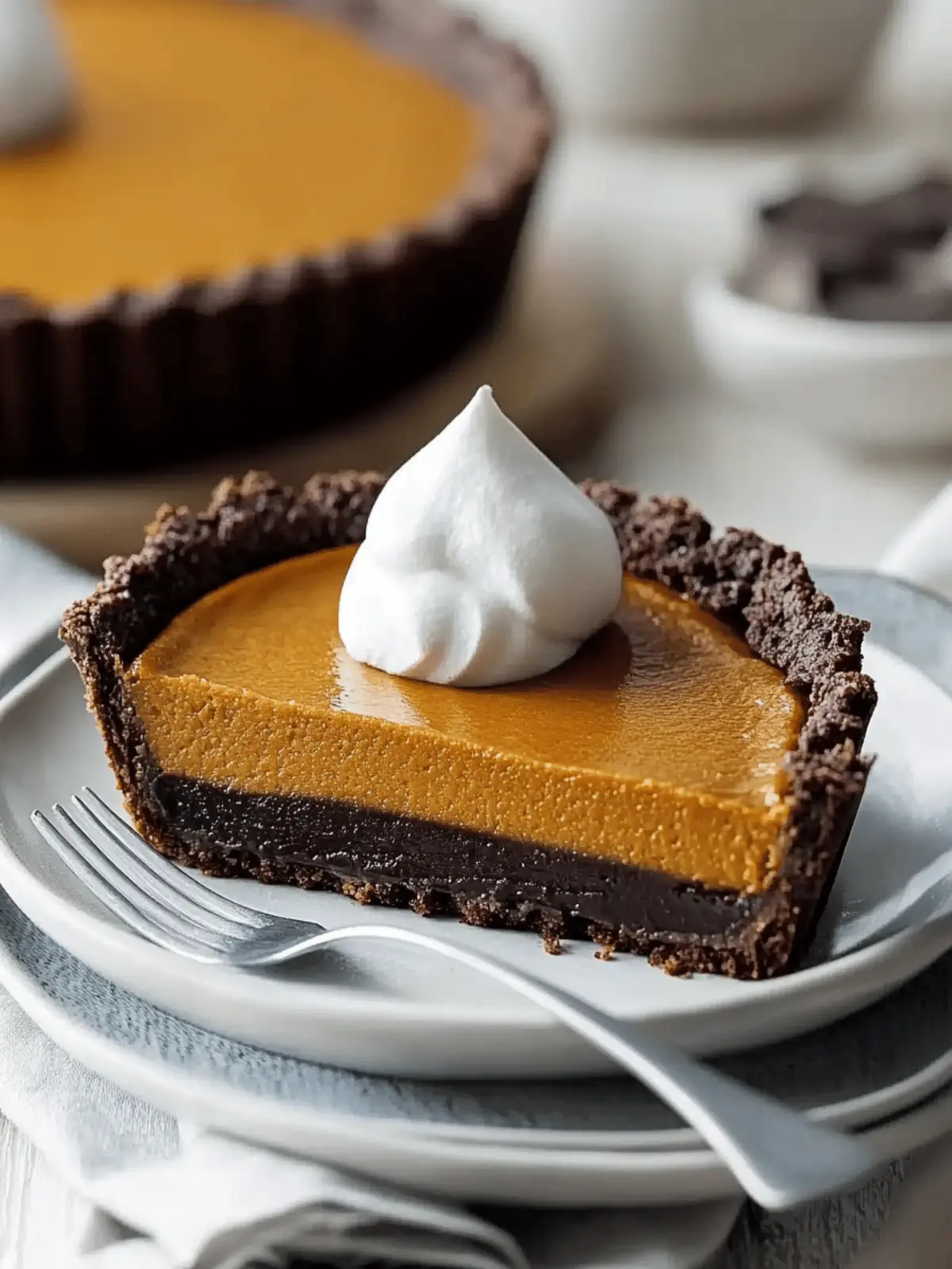 Indulge in Dark Chocolate Pumpkin Tart Bliss This Fall 3 Dark Chocolate Pumpkin Tart