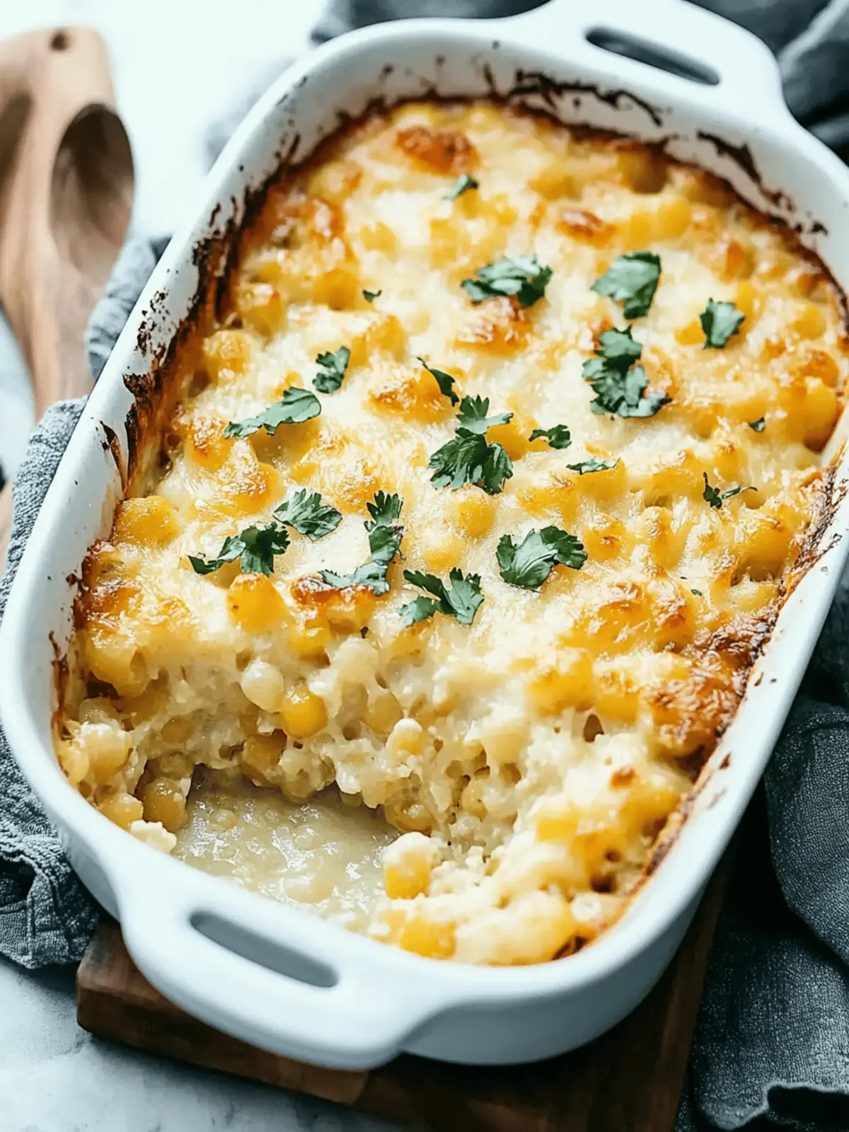 Cheesy Hominy Casserole