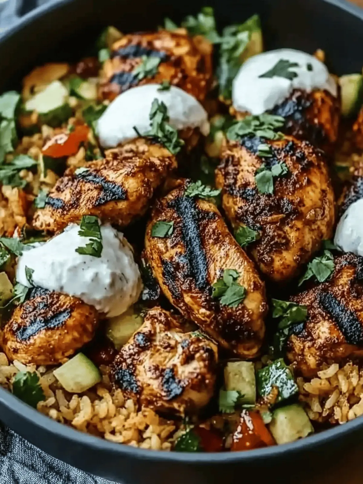 One Pot Shawarma Chicken And Rice