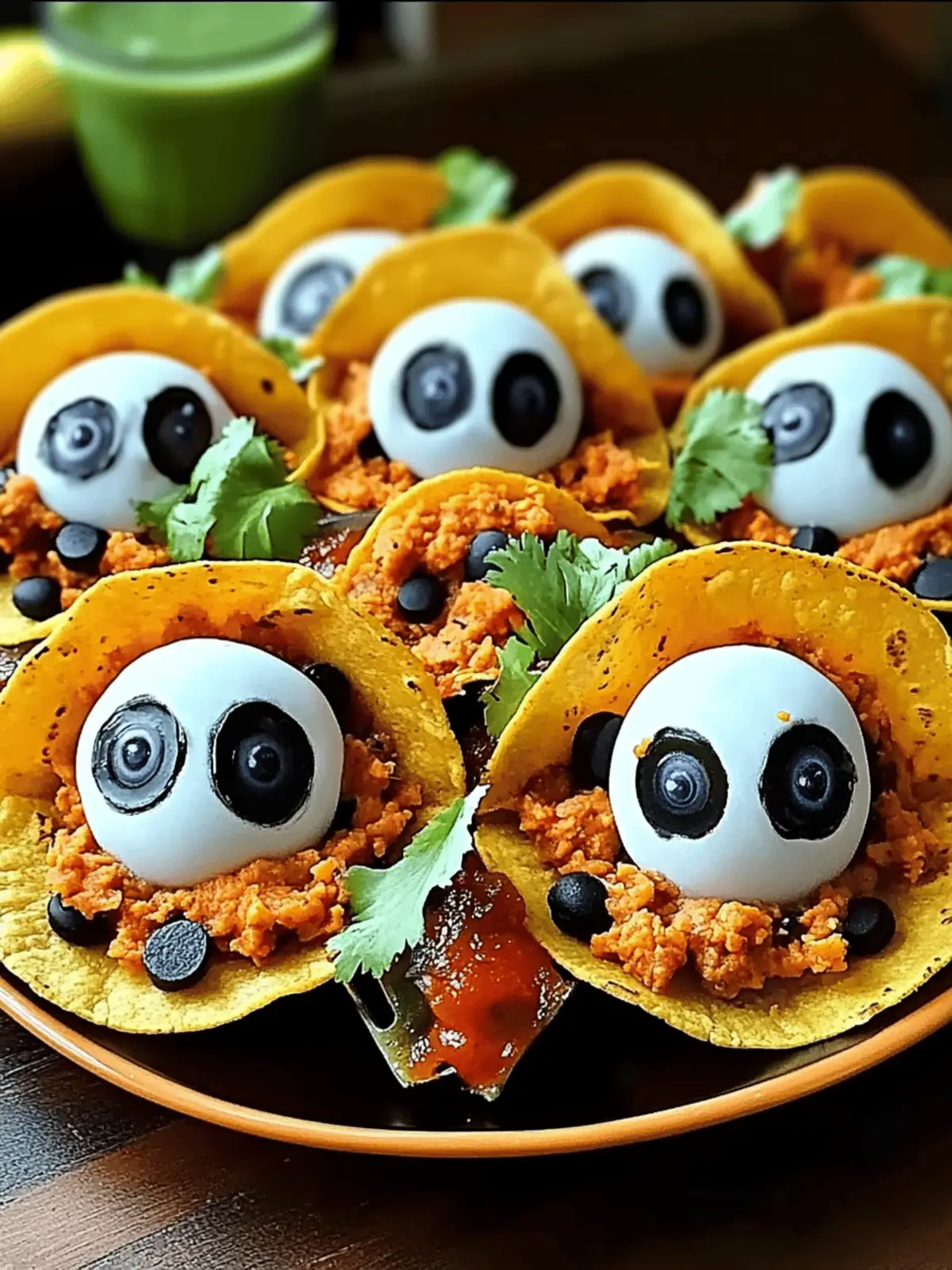 Spooky Eyeball Tacos