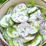 Creamy Cucumber Salad