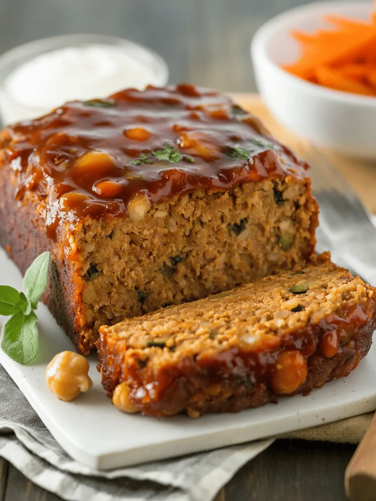 Classic Chickpea Vegan Meatloaf