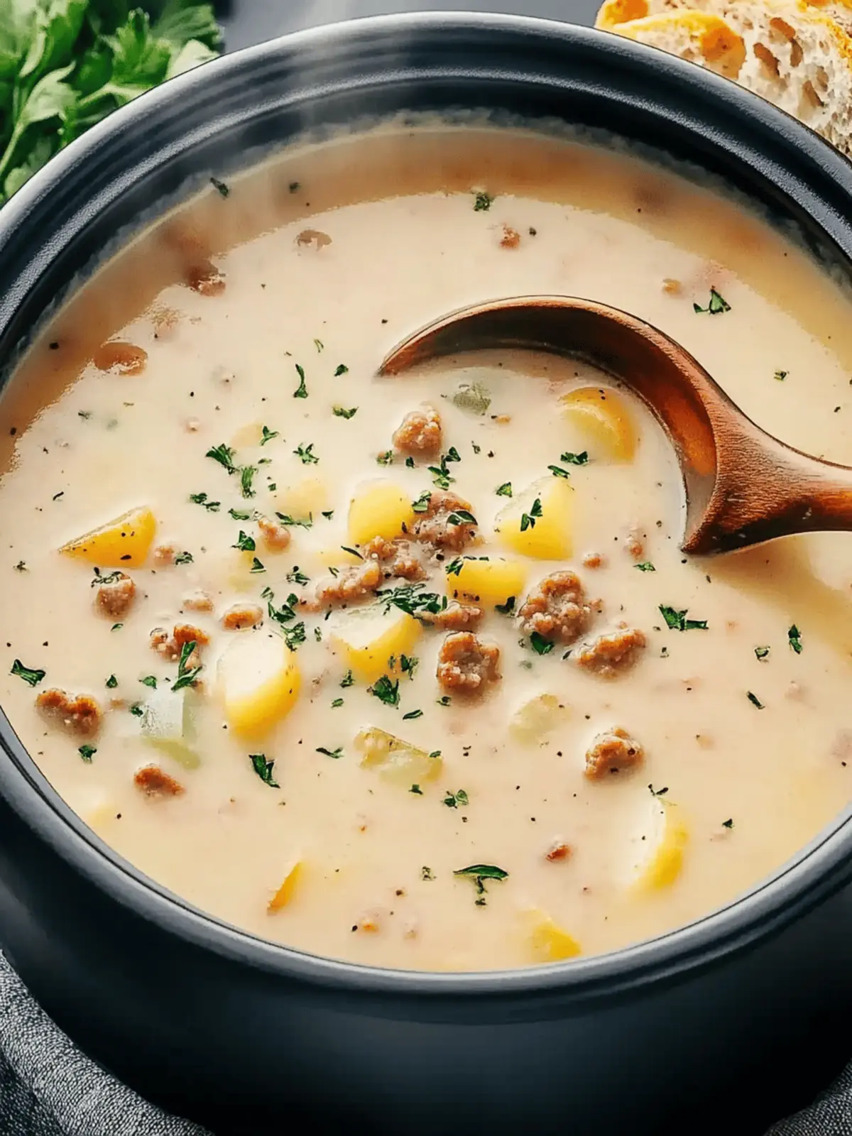 Creamy Sausage Potato Soup