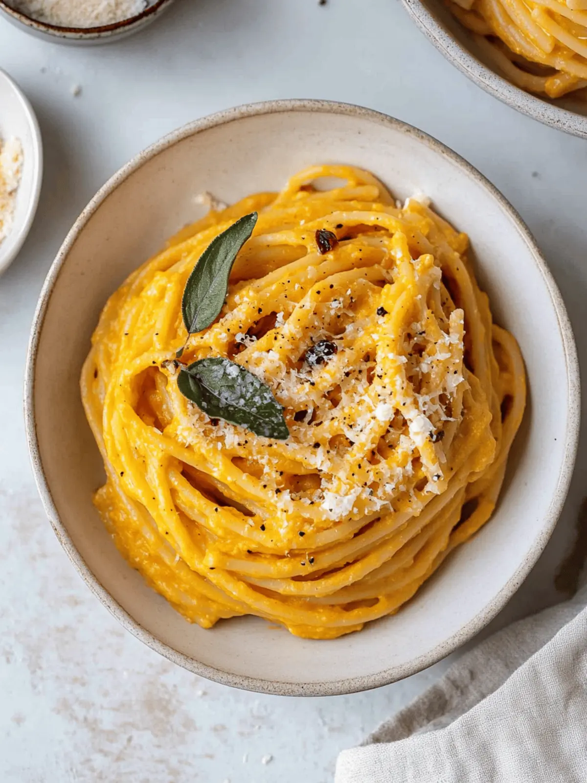 Pumpkin Ricotta Pasta