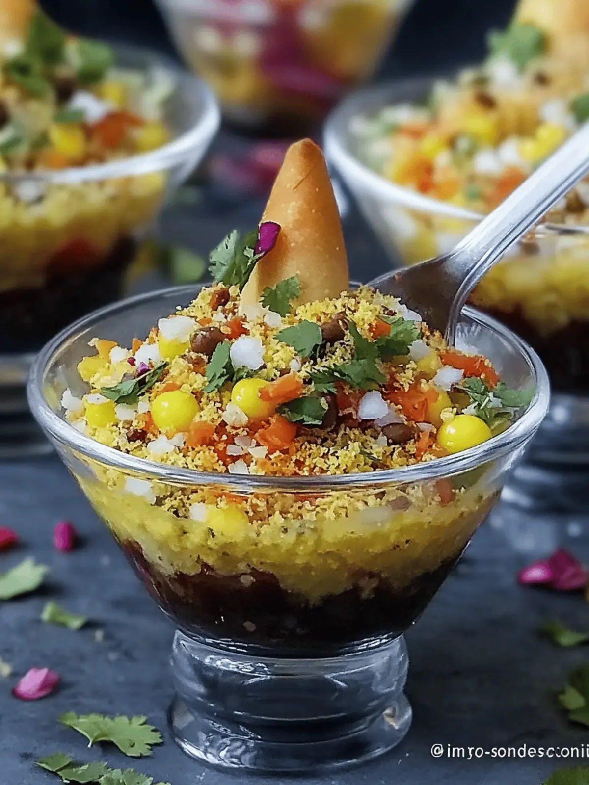 Deconstructed Samosa Chaat