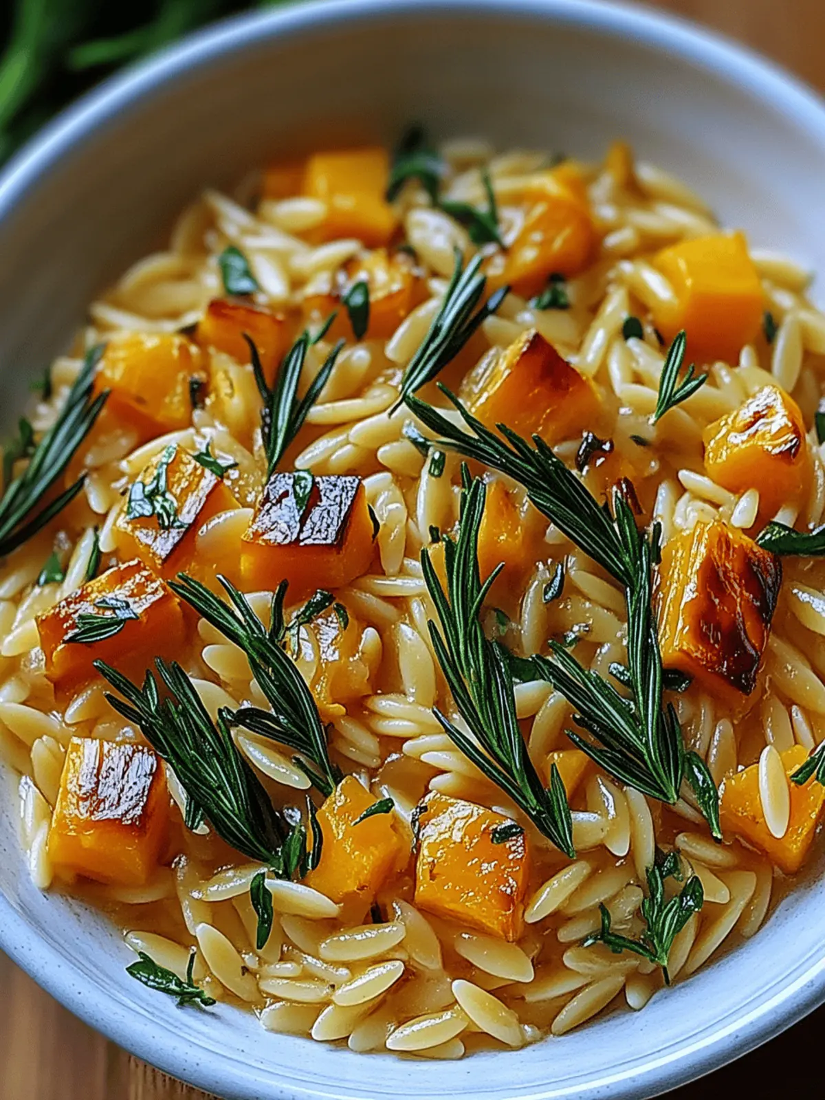Orzo Roasted Butternut Squash