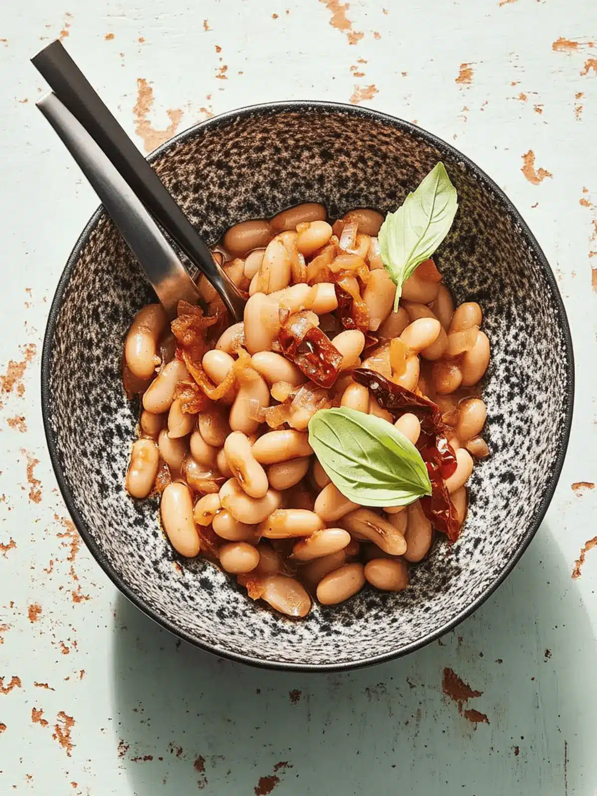 Tepary Beans With Chile-Agave Glaze