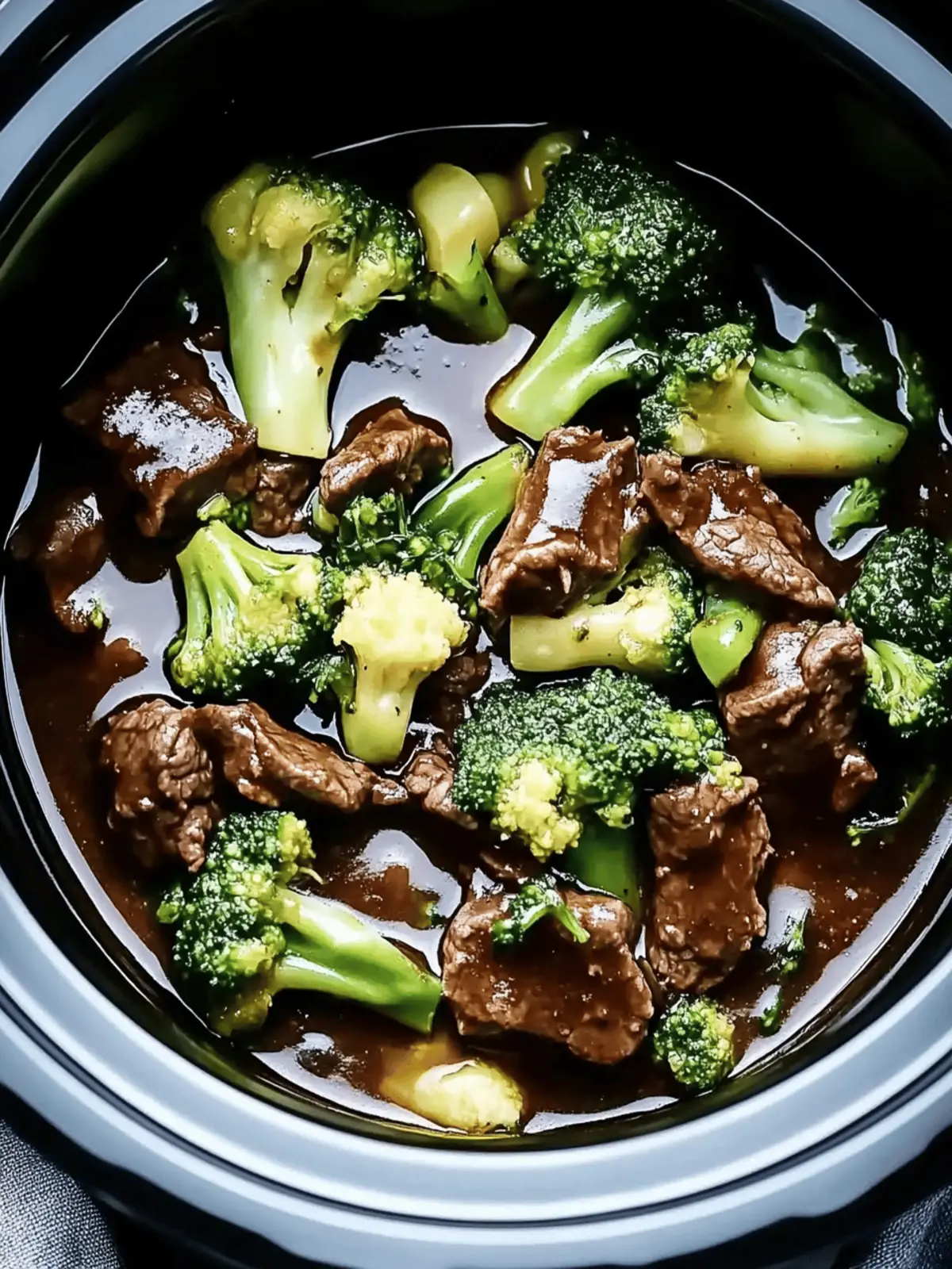Crock Pot Beef and Broccoli