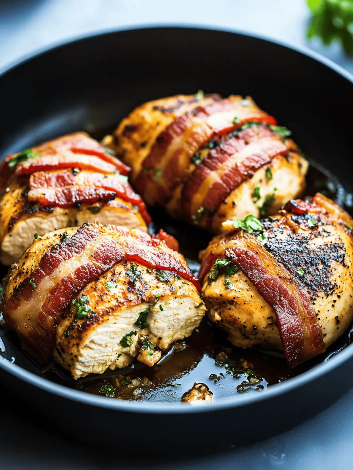 Chicken Breast with Bacon