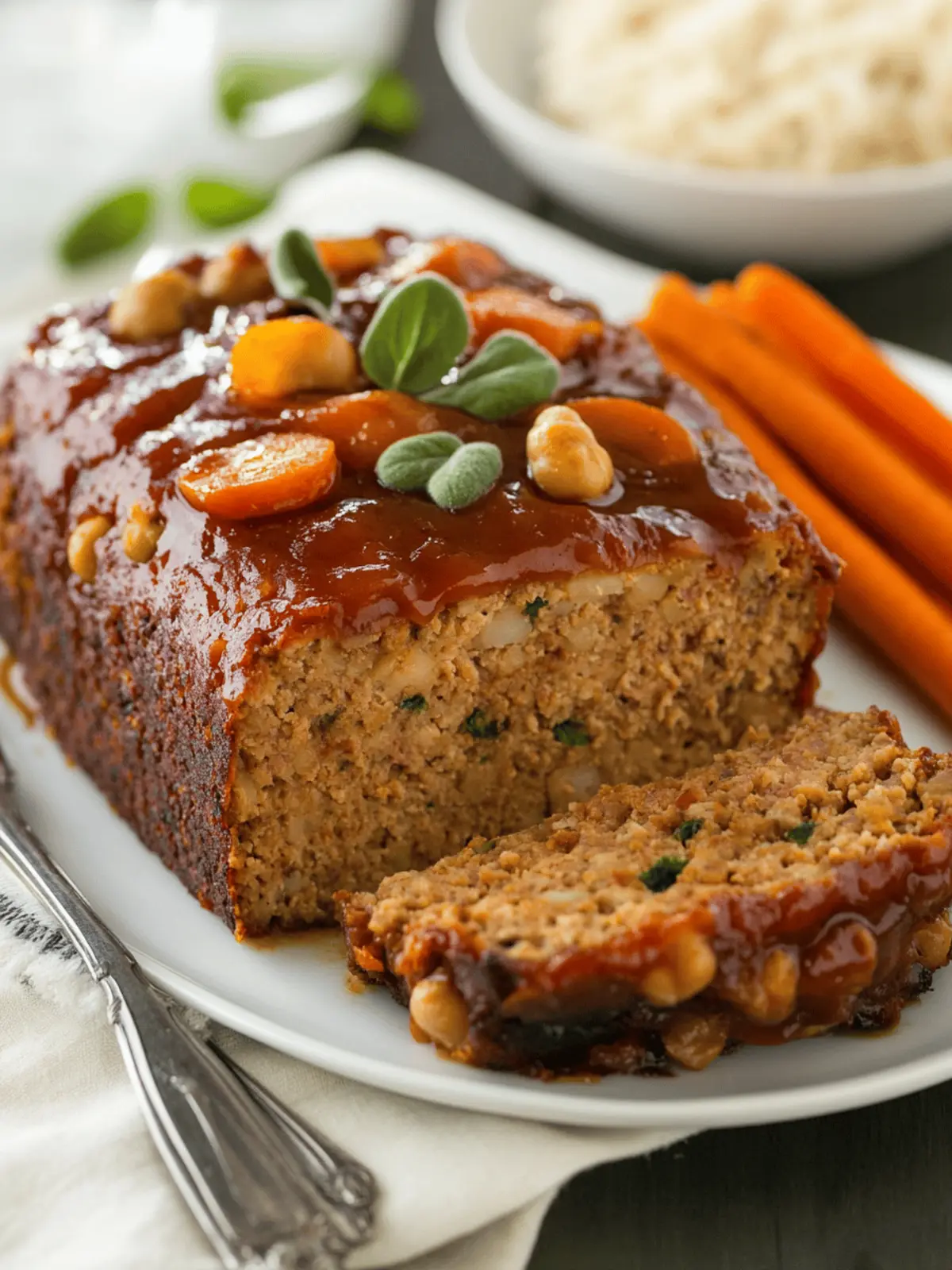 Classic Chickpea Vegan Meatloaf