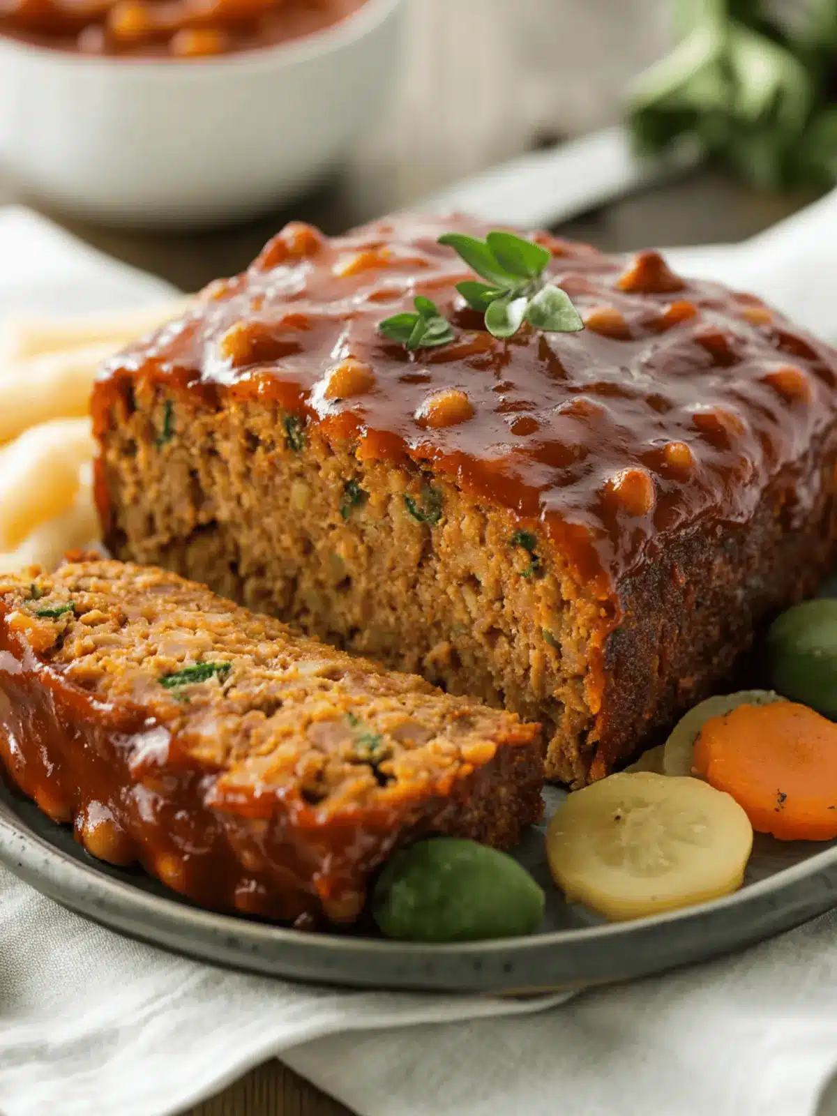 Classic Chickpea Vegan Meatloaf