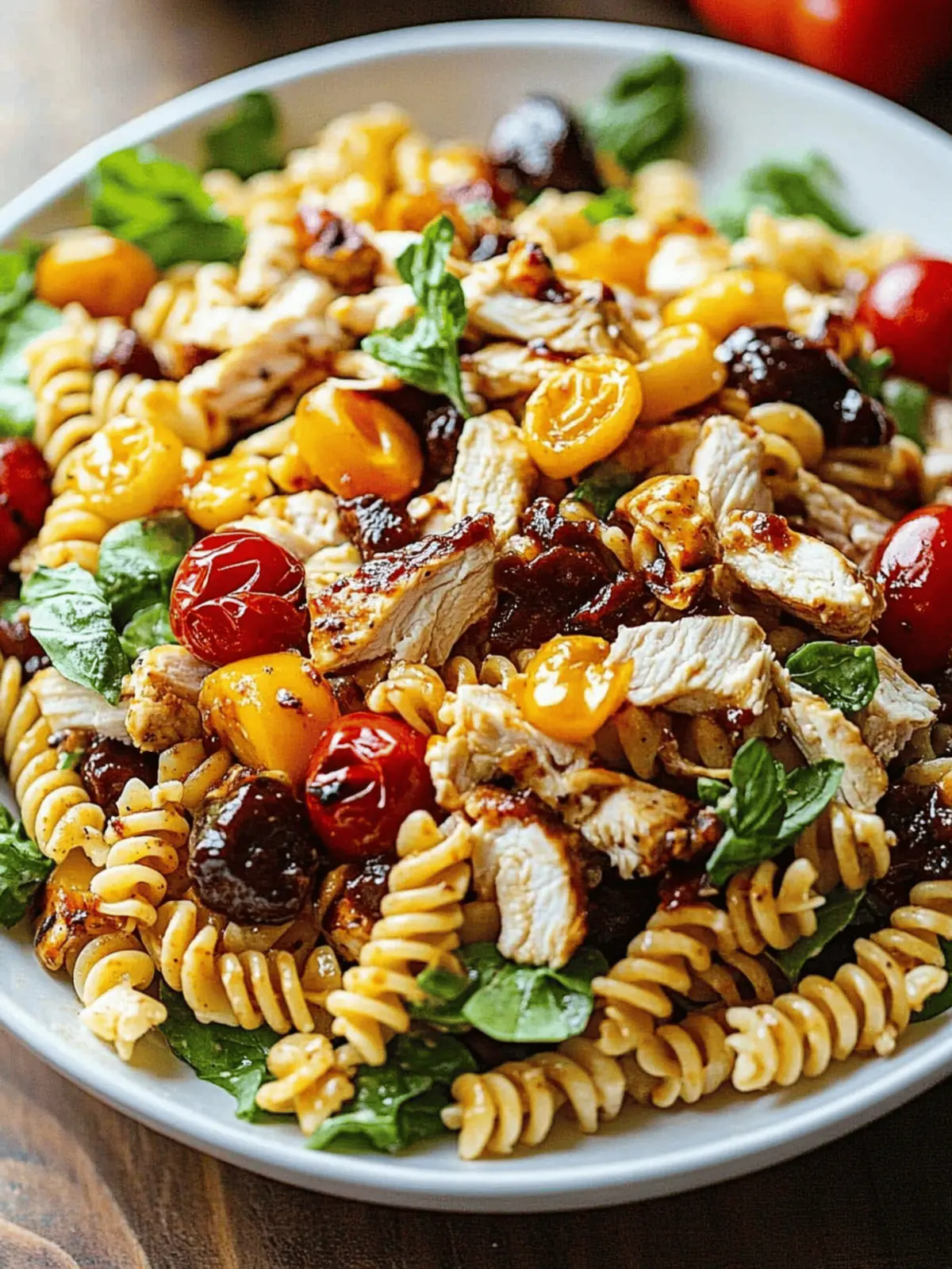 BBQ Chicken Ranch Pasta Salad