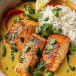 Caribbean Coconut Curry Salmon
