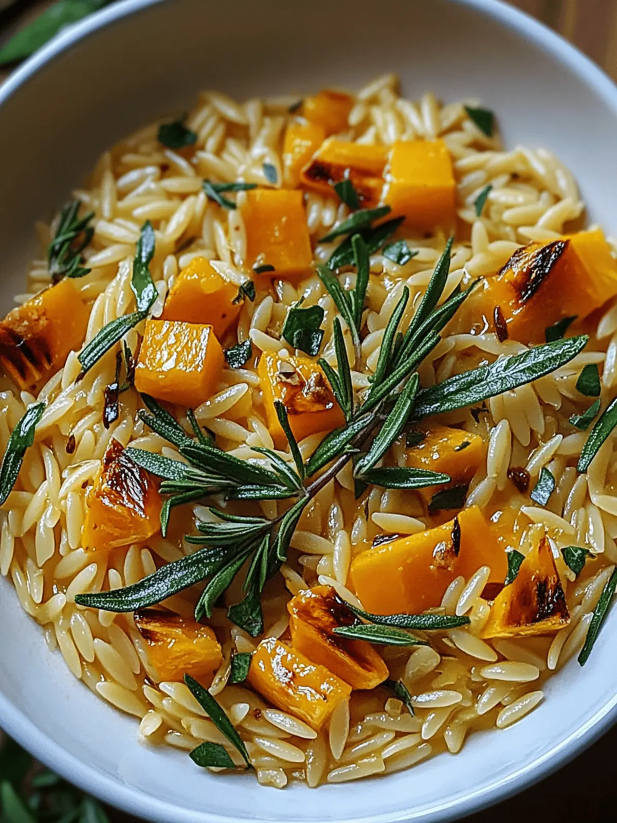 Orzo Roasted Butternut Squash