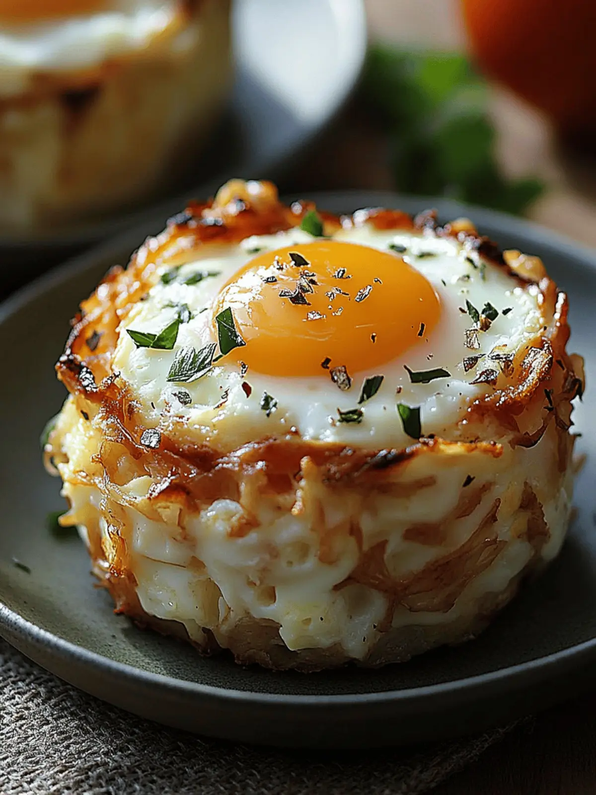 Baked Eggs Napoleon