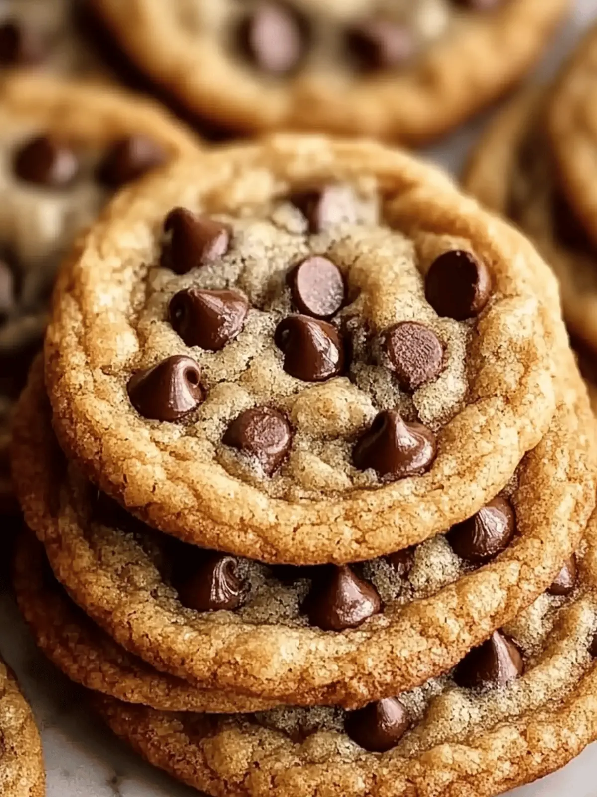 Thin Crispy Chocolate Chip Cookies
