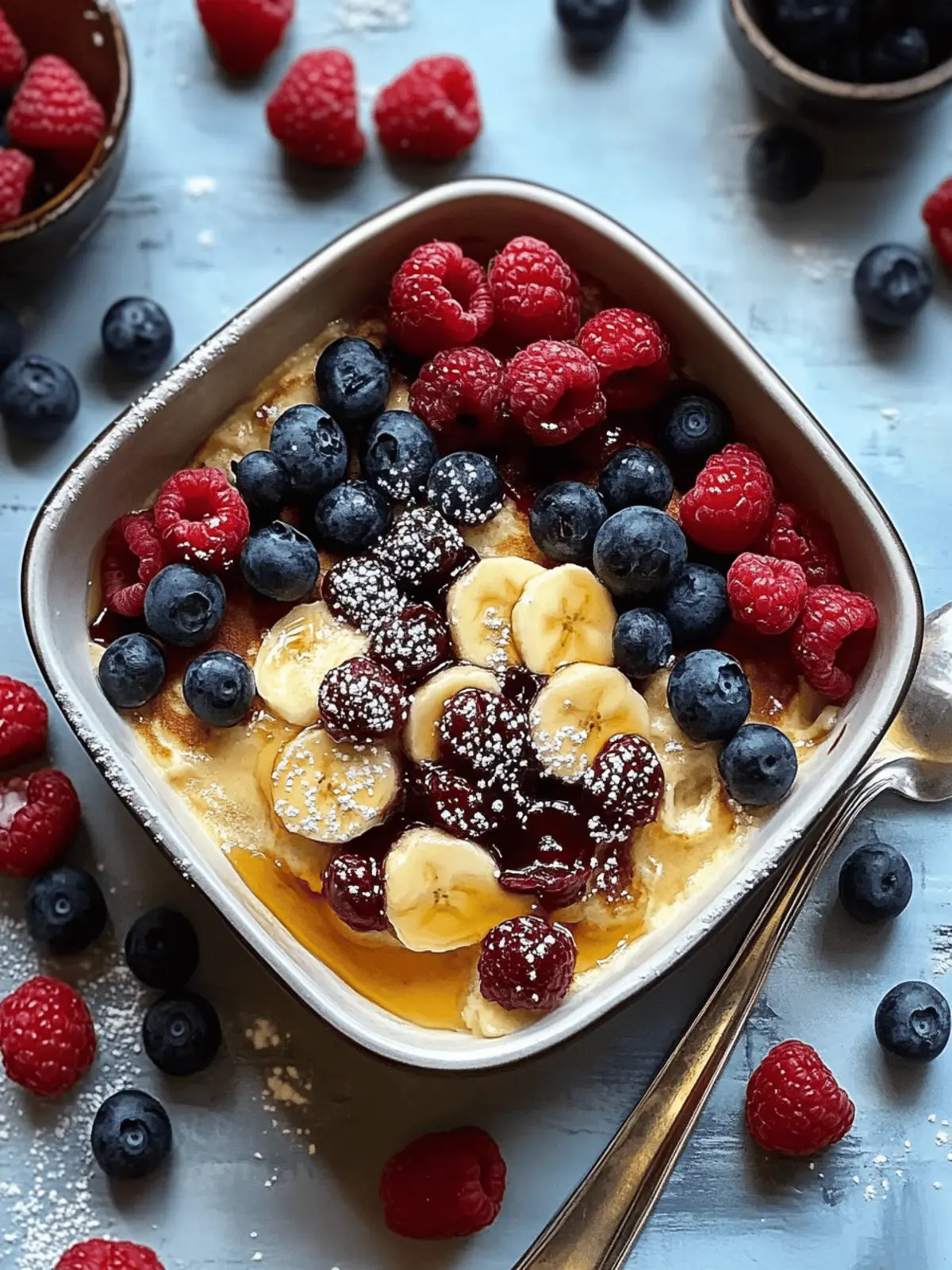 High Protein Pancake Bowl