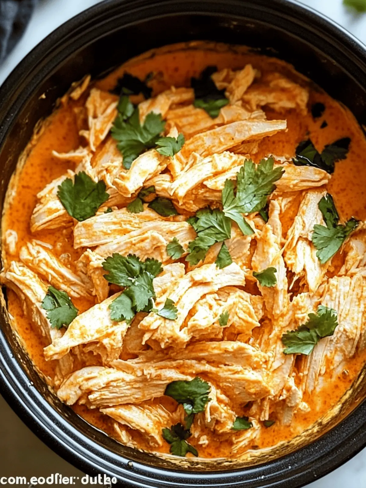 Crockpot Buffalo Chicken