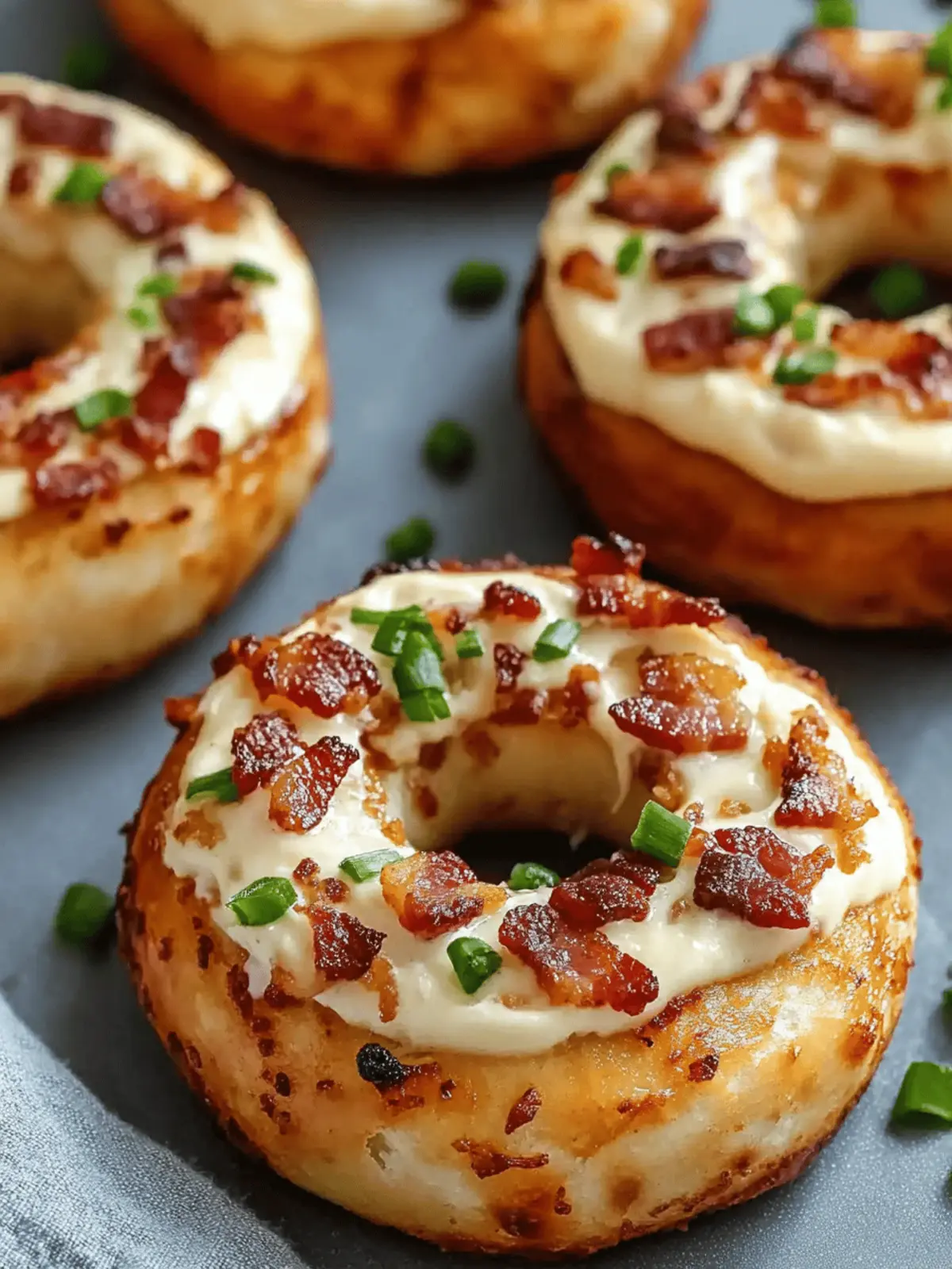 Bacon Cream Cheese Bagels: Epic Breakfast Bliss Awaits 4 Bacon Cream Cheese Bagels