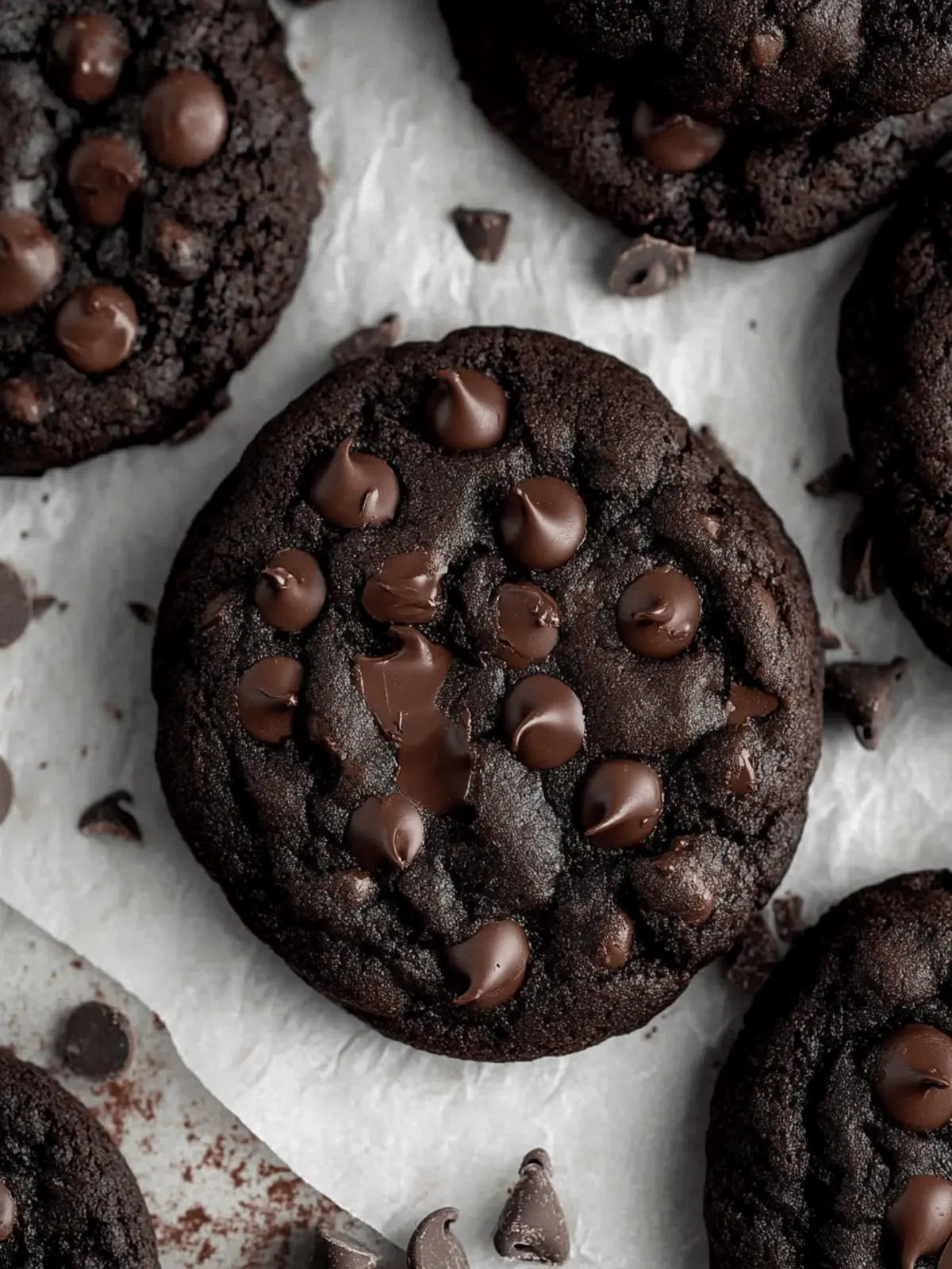 Indulge in Decadent Triple Chocolate Cookies at Home 3 Triple Chocolate Cookies