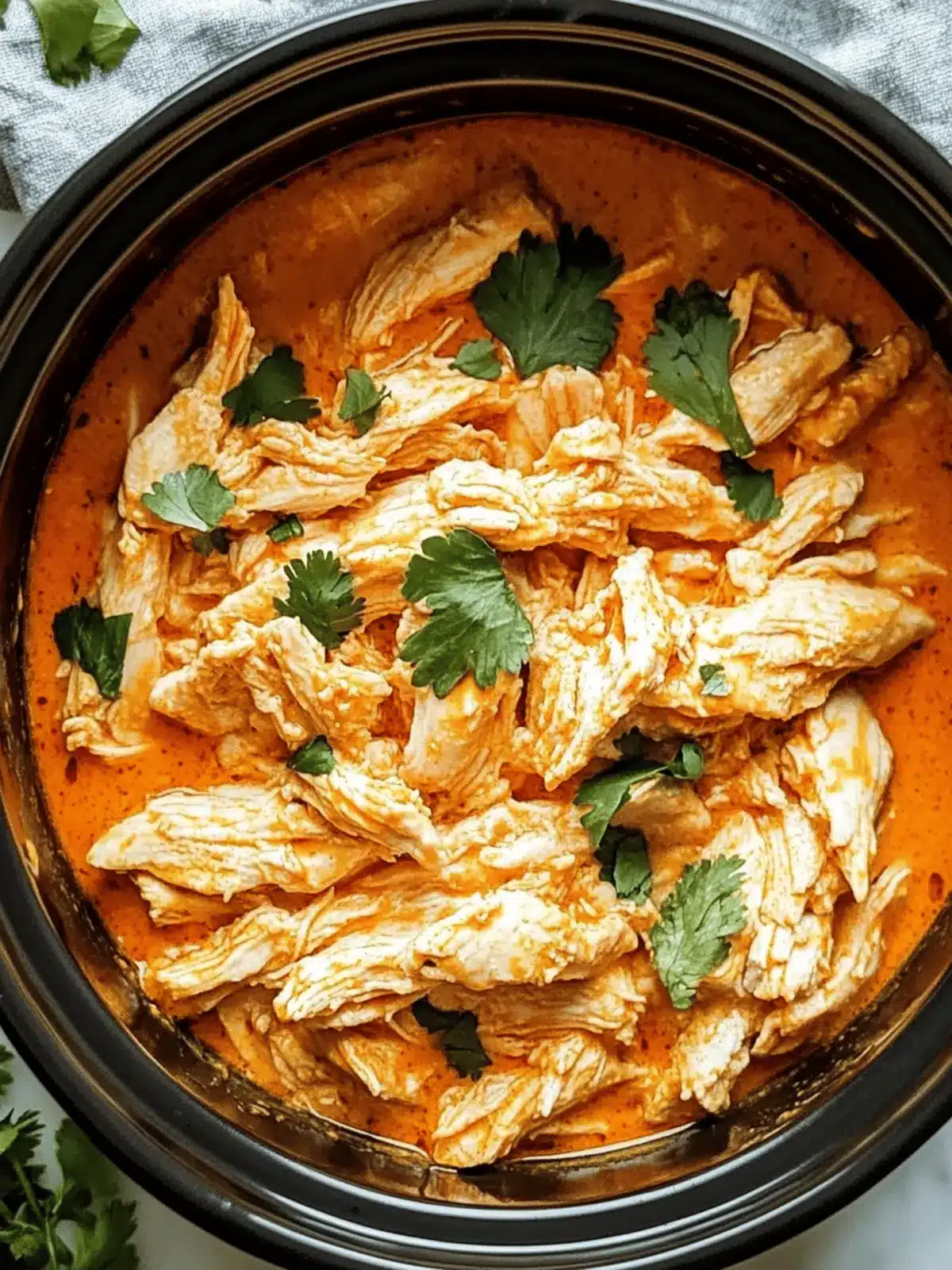 Crockpot Buffalo Chicken
