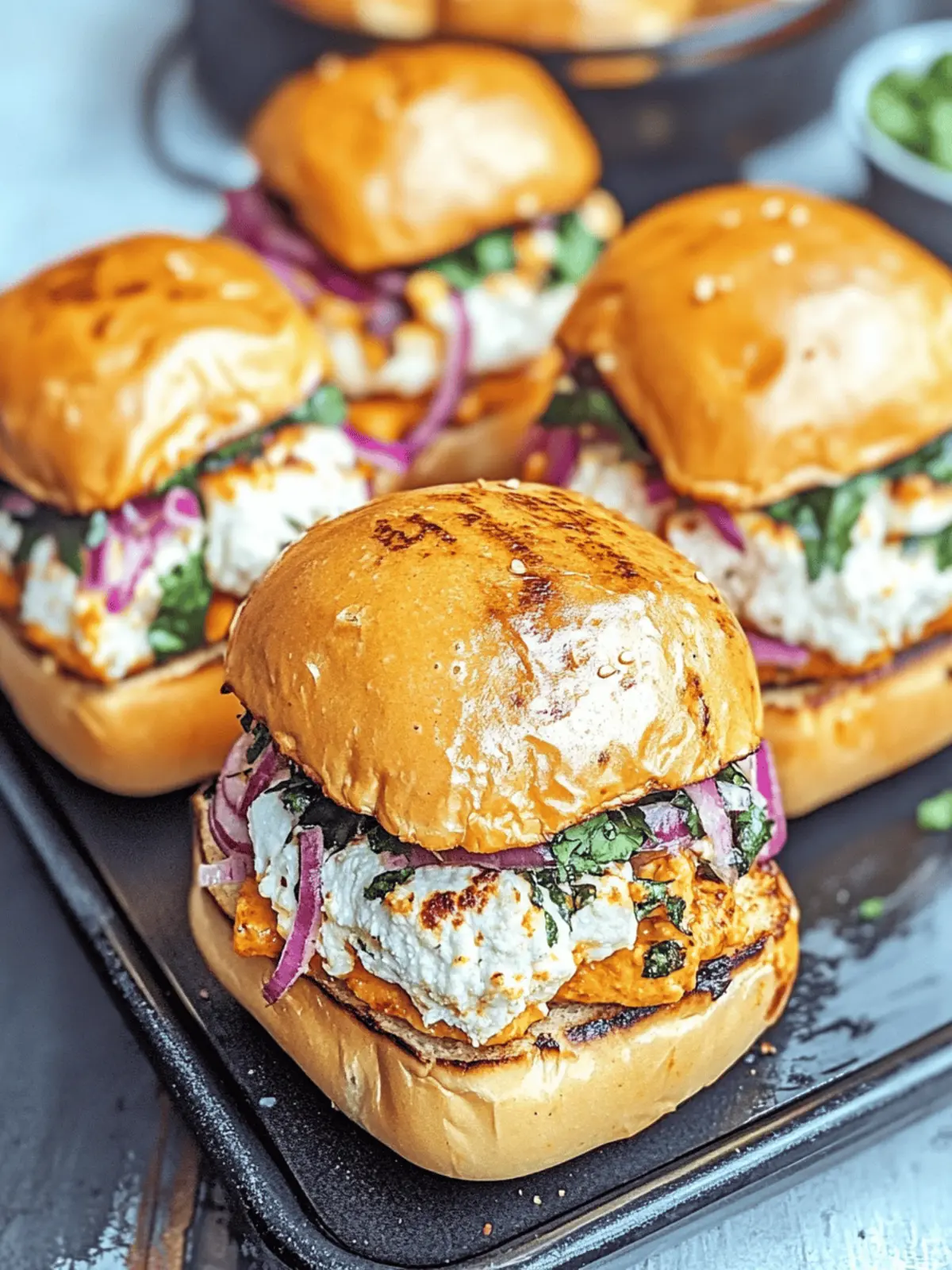 Paneer Tikka Sliders