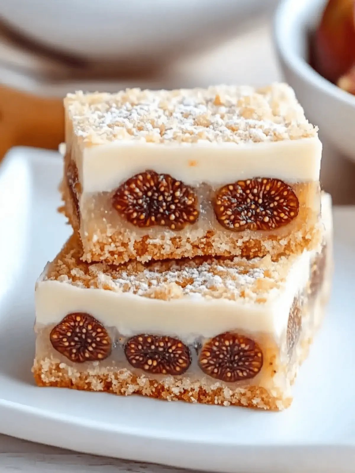 Fig and Cream Cheese Bars