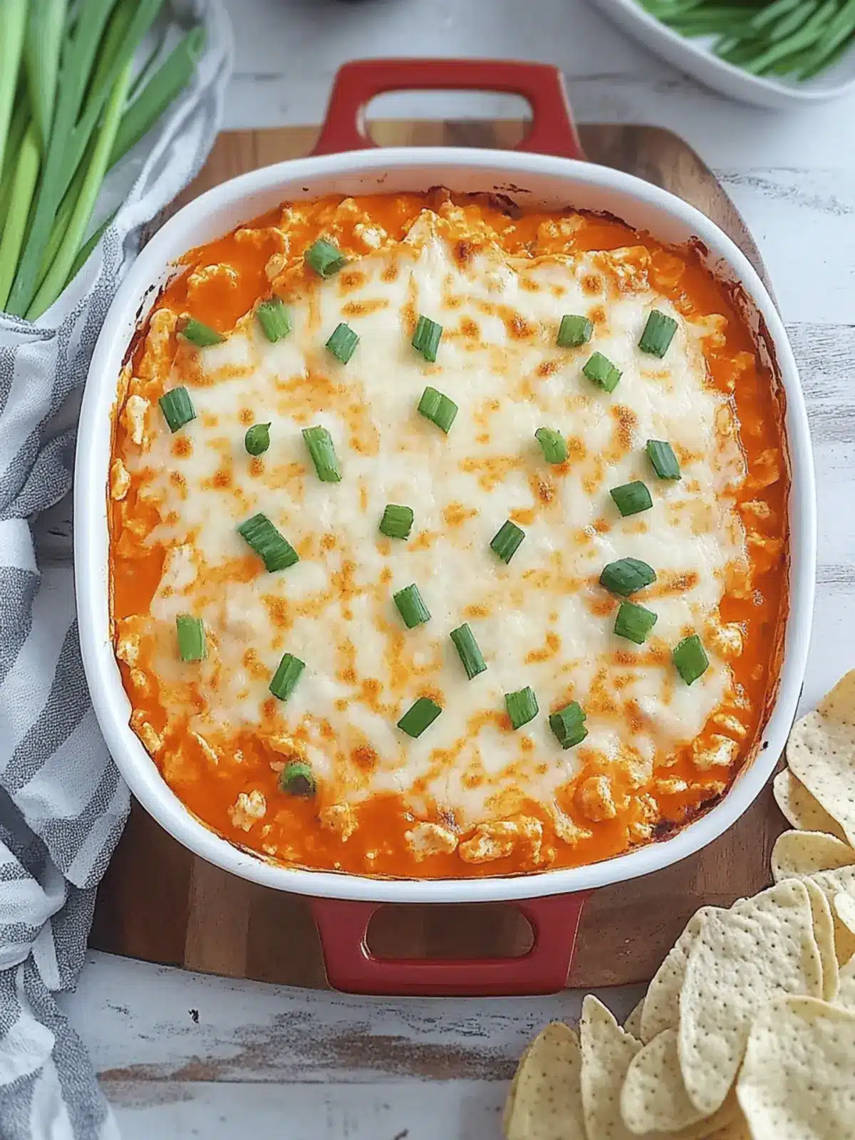 Cottage Cheese Buffalo Chicken Dip