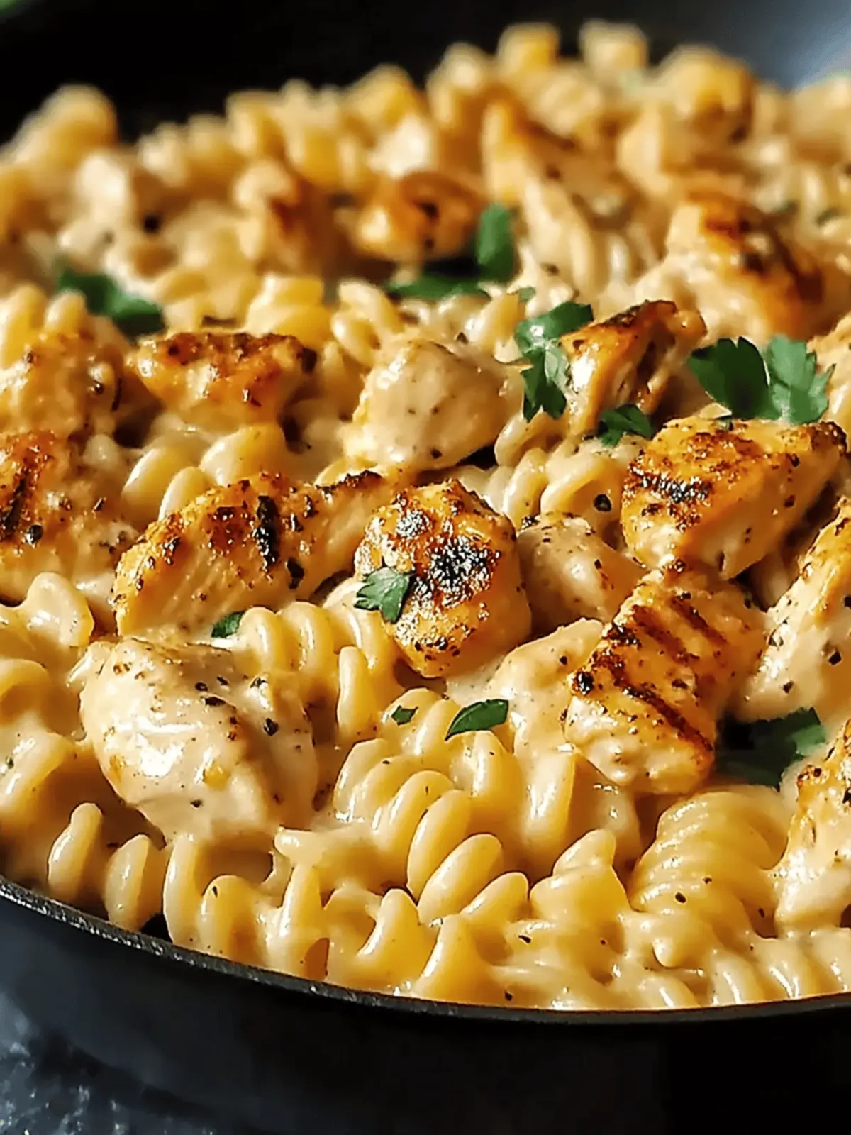 Cheesy Cajun Garlic Chicken Rotini Skillet for Unforgettable Comfort 2 Cheesy Cajun Garlic Chicken Rotini Skillet