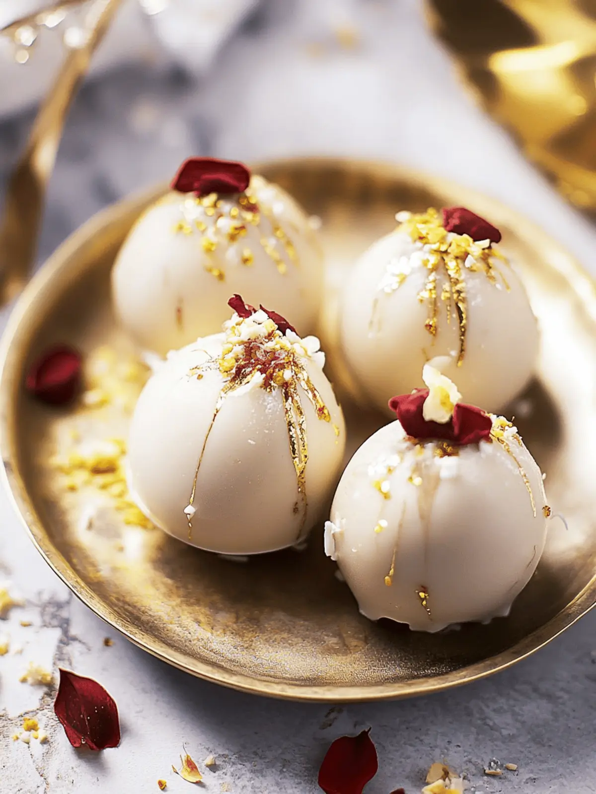 Gulab Jamun Truffles