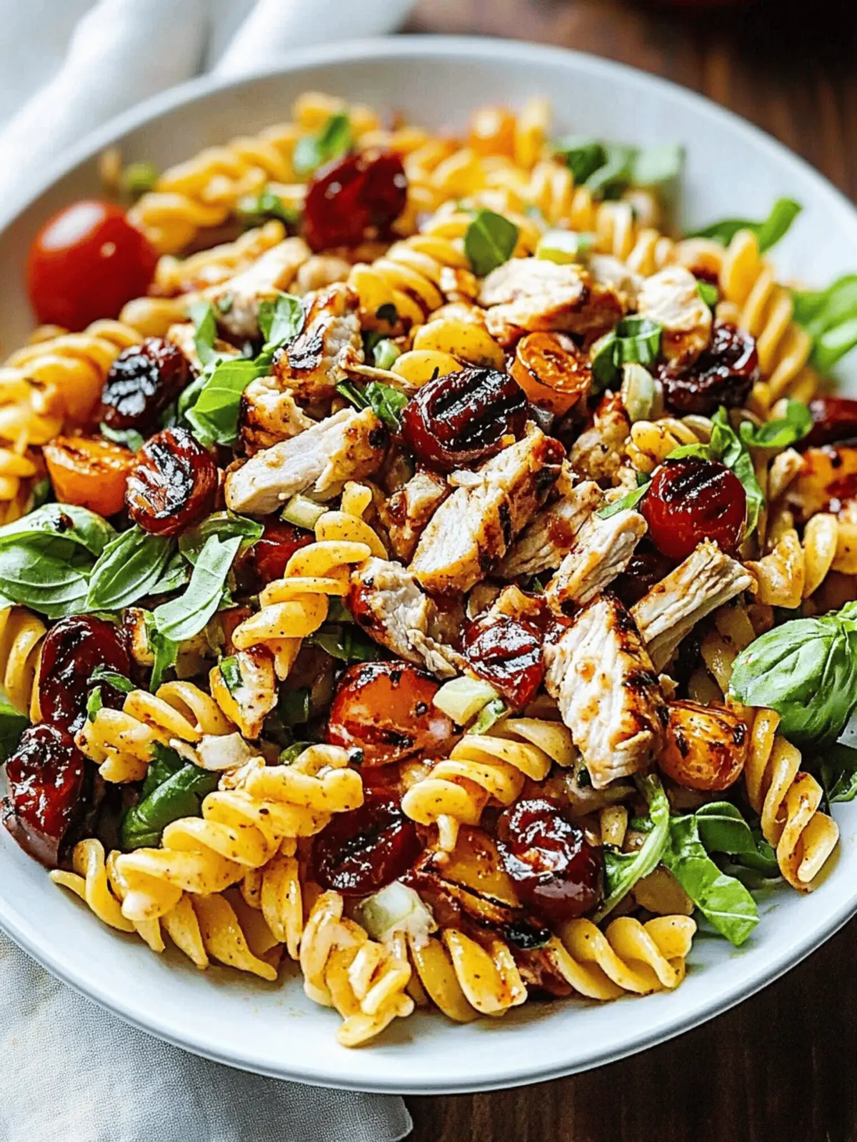 BBQ Chicken Ranch Pasta Salad