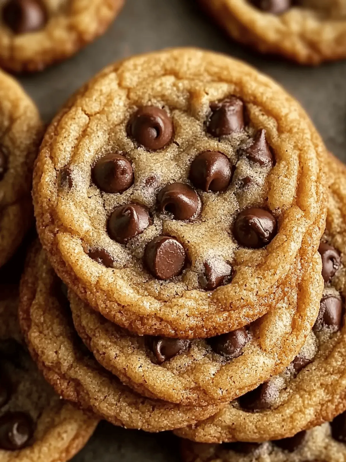 Thin Crispy Chocolate Chip Cookies
