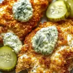 Crispy Dill Pickle Parmesan Chicken