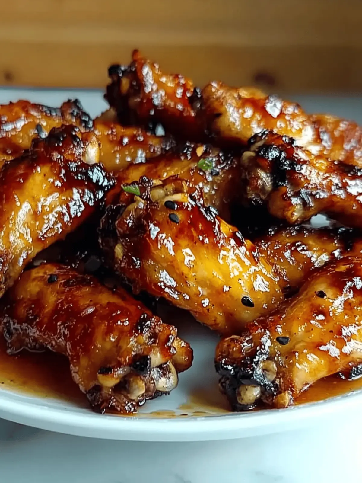 Sticky Pineapple-Teriyaki Chicken Wings