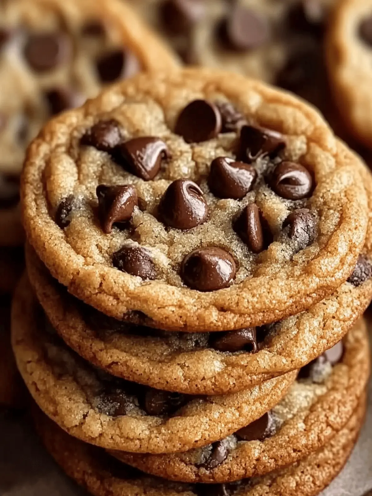 Thin Crispy Chocolate Chip Cookies