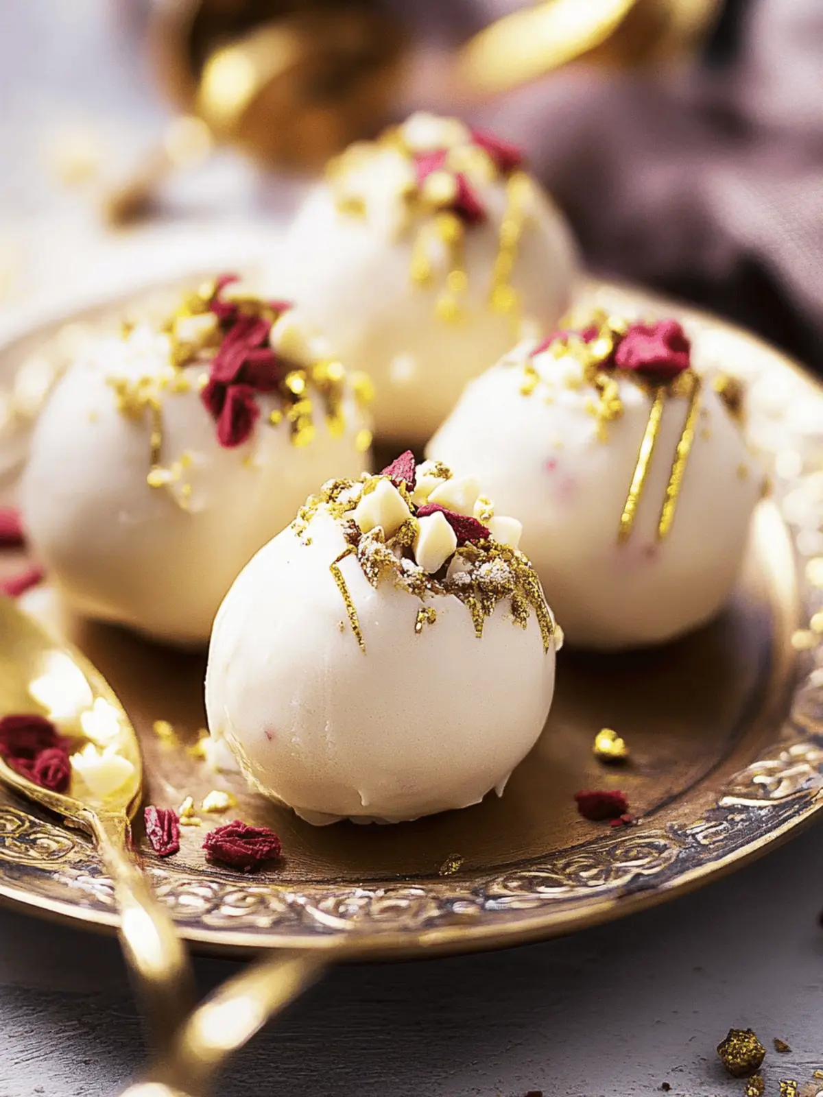 Gulab Jamun Truffles