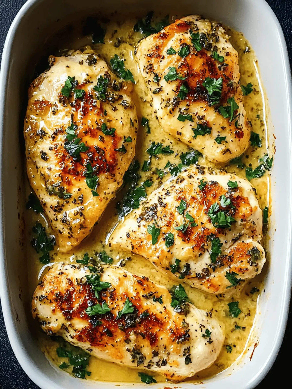 Garlic Butter Baked Chicken Breast