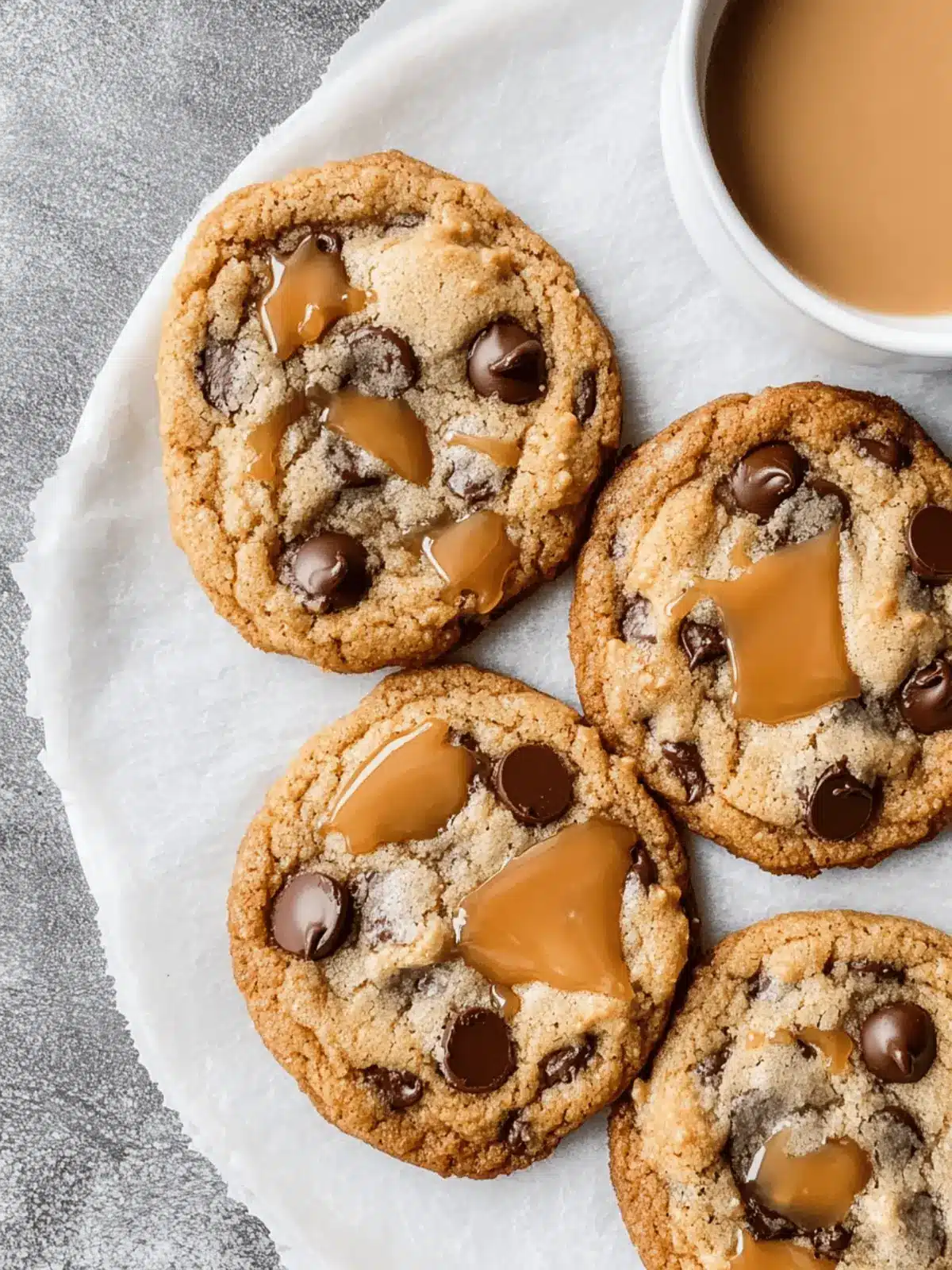 Caramel Chocolate Chip Cookies