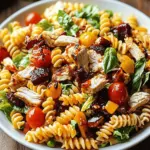 BBQ Chicken Ranch Pasta Salad