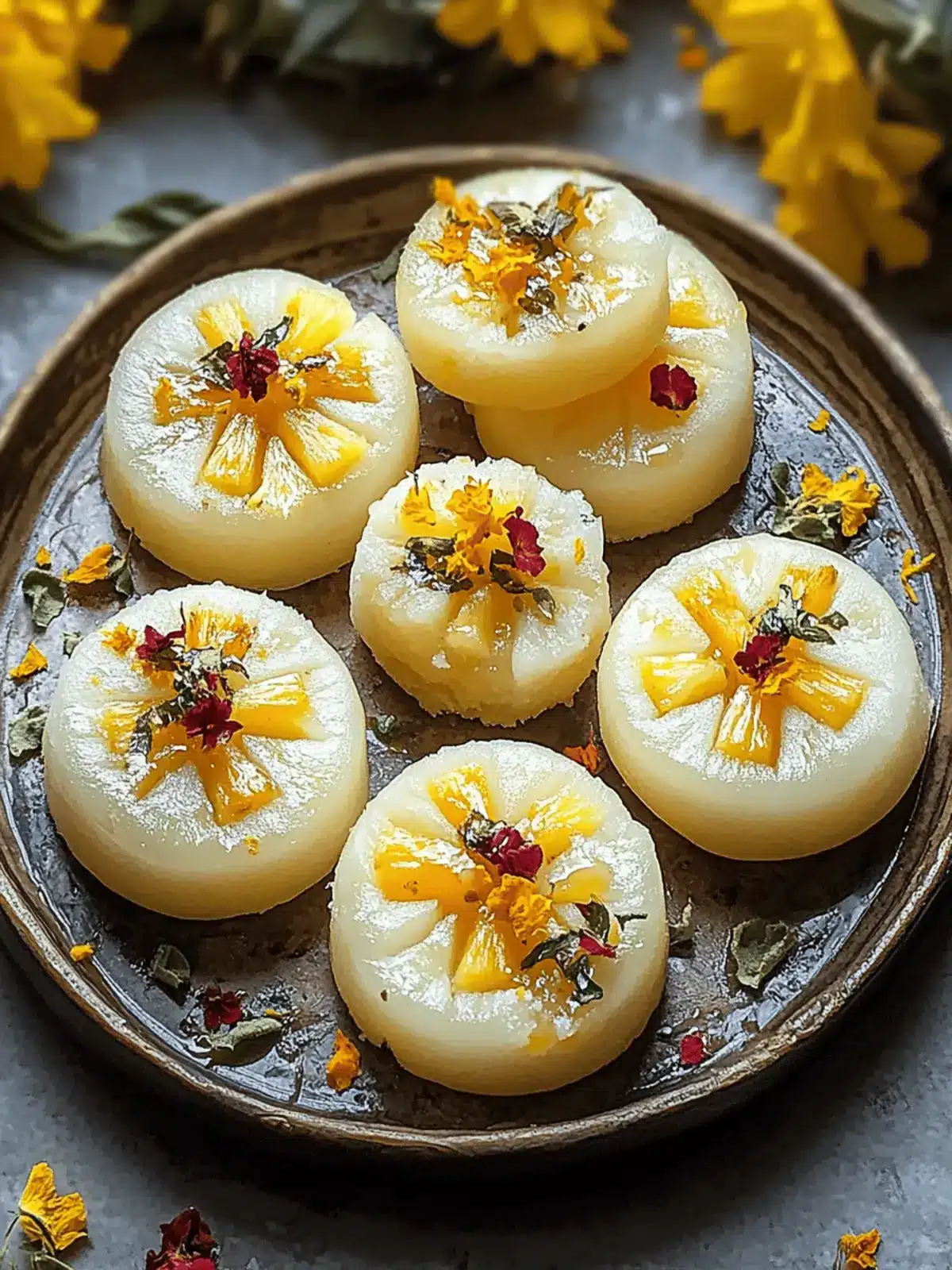Pineapple Sandesh