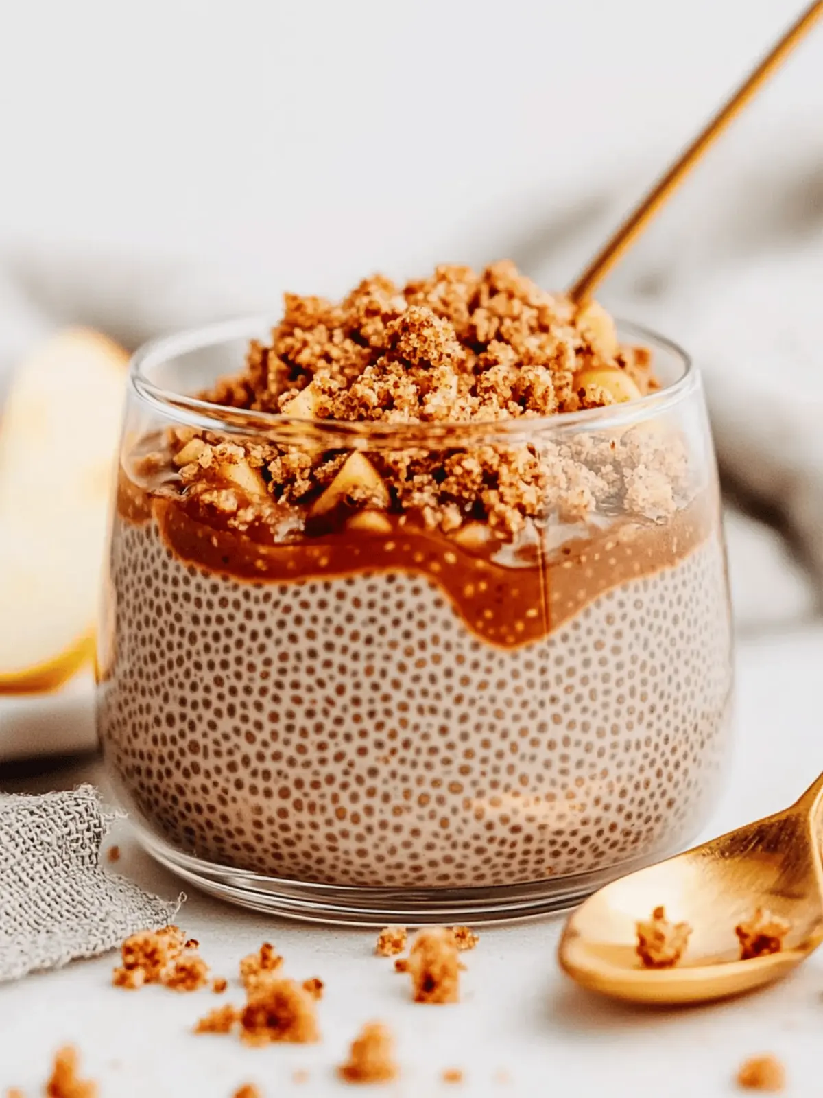 Delicious Apple Crumble Chia Pudding for Cozy Mornings 2 Apple Crumble Chia Pudding