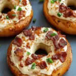 Bacon Cream Cheese Bagels