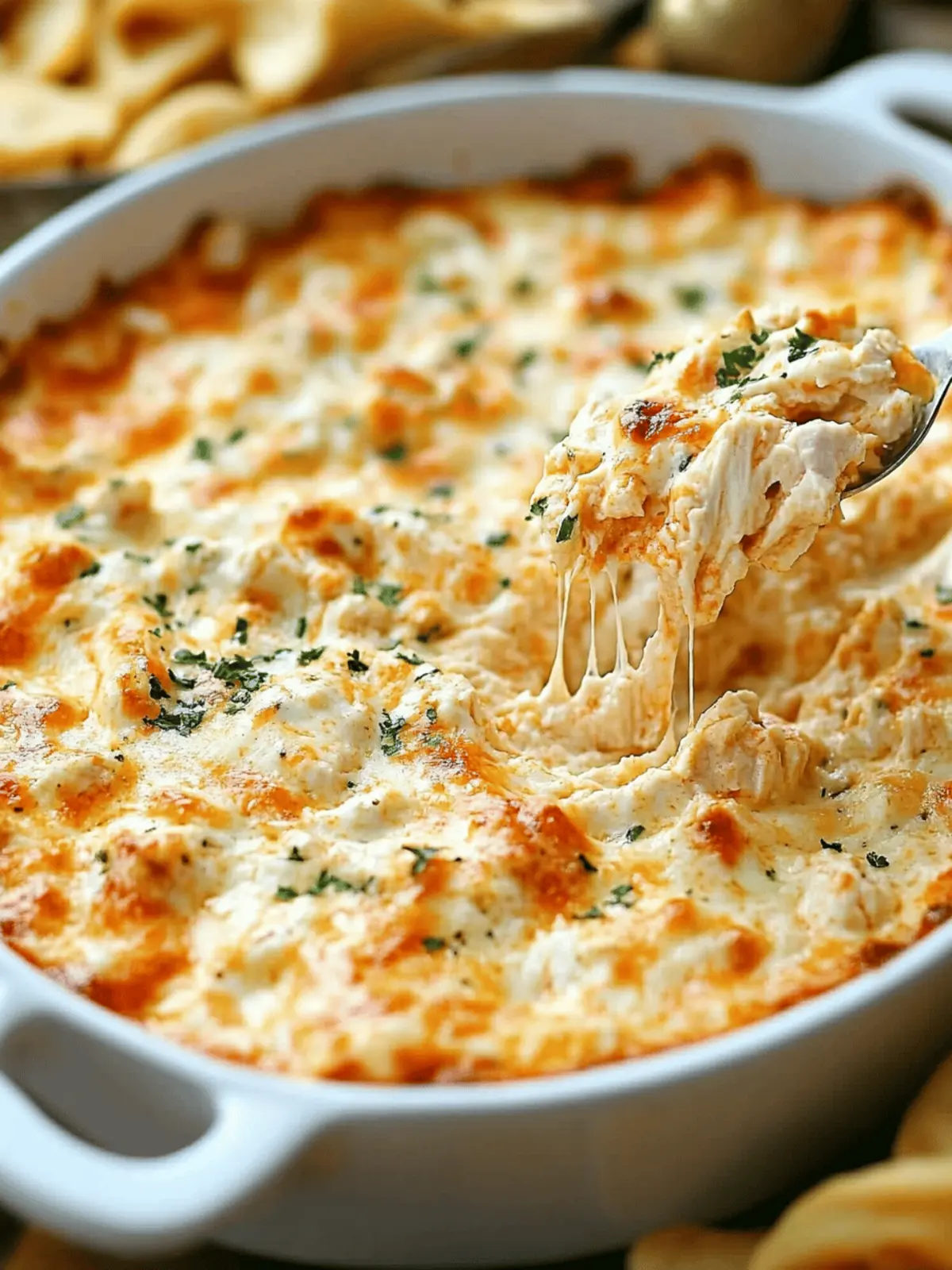 Greek Yogurt Buffalo Chicken Dip