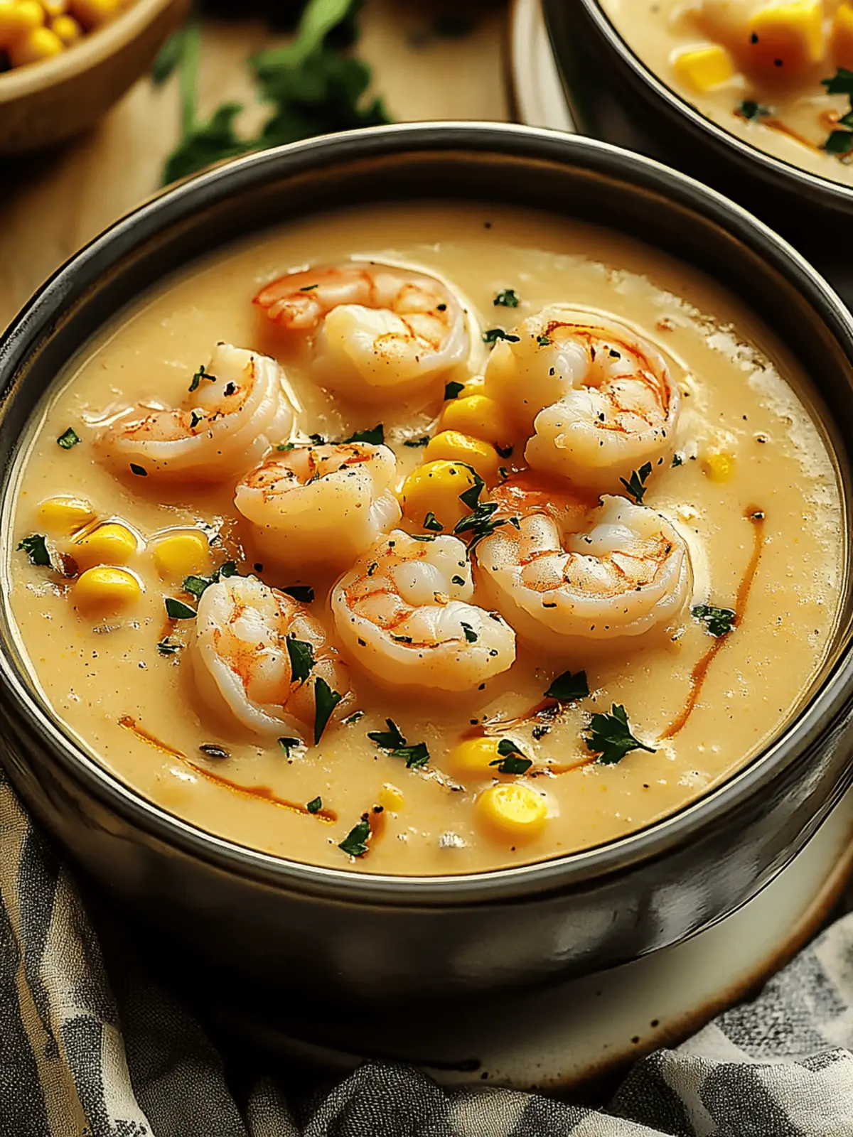 Orleans Shrimp and Corn Bisque