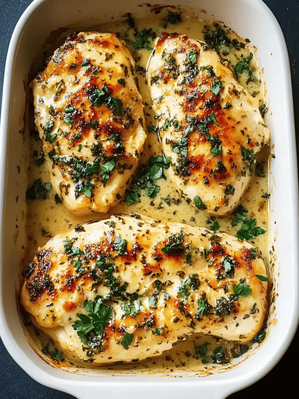 Garlic Butter Baked Chicken Breast
