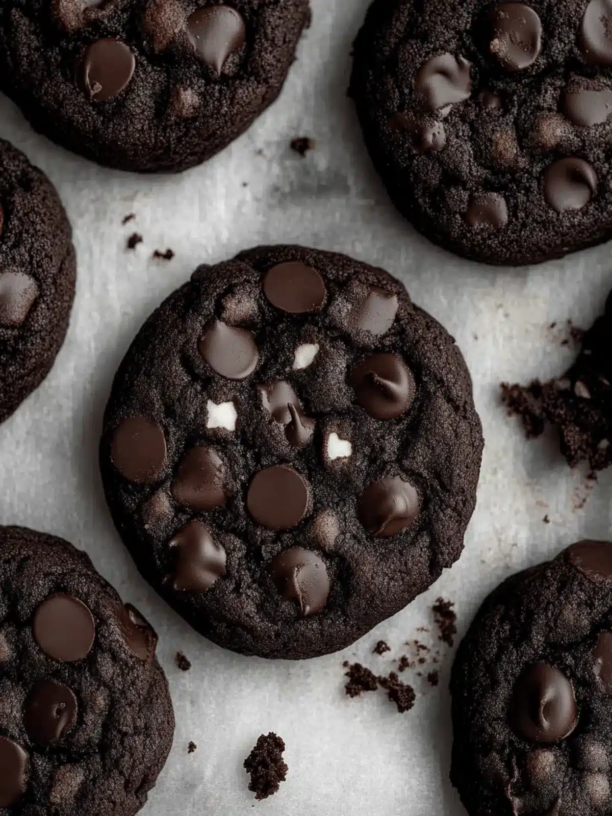 Triple Chocolate Cookies