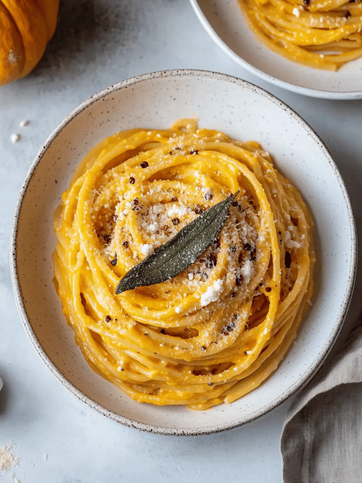 Pumpkin Ricotta Pasta