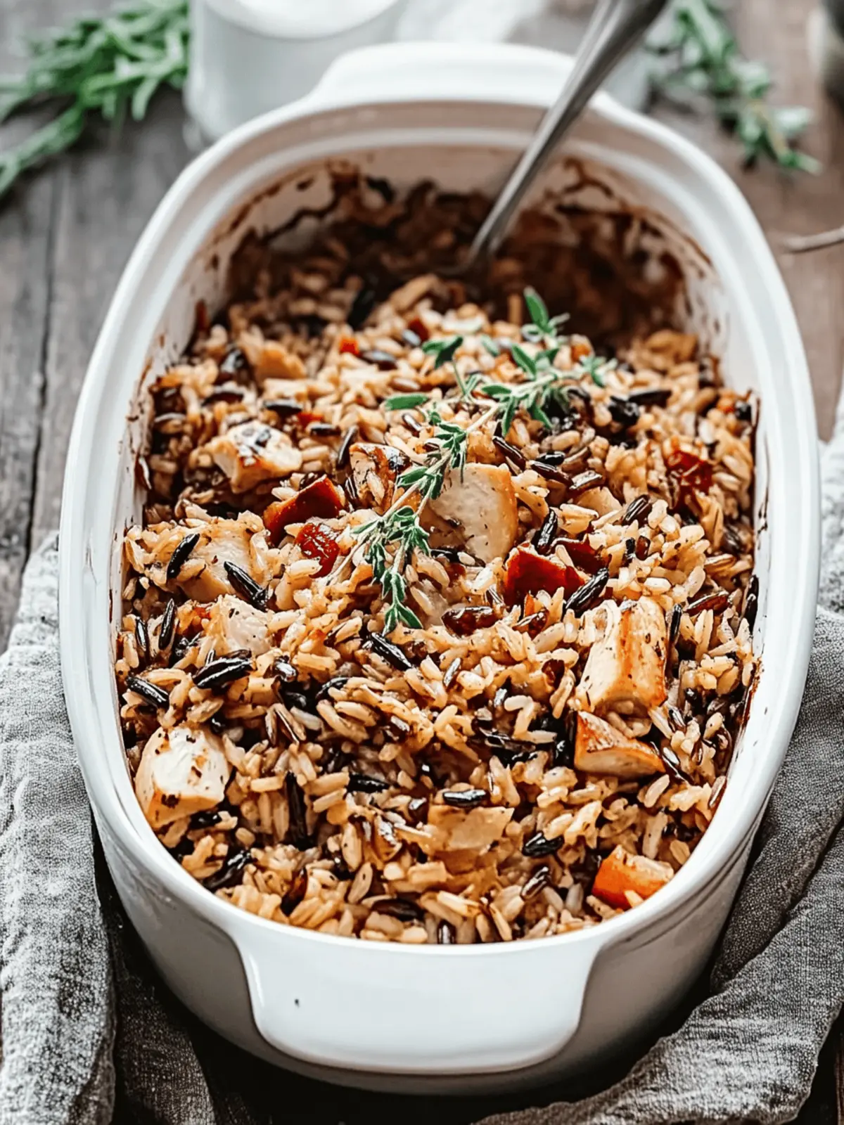 Hearty Turkey Wild Rice Casserole