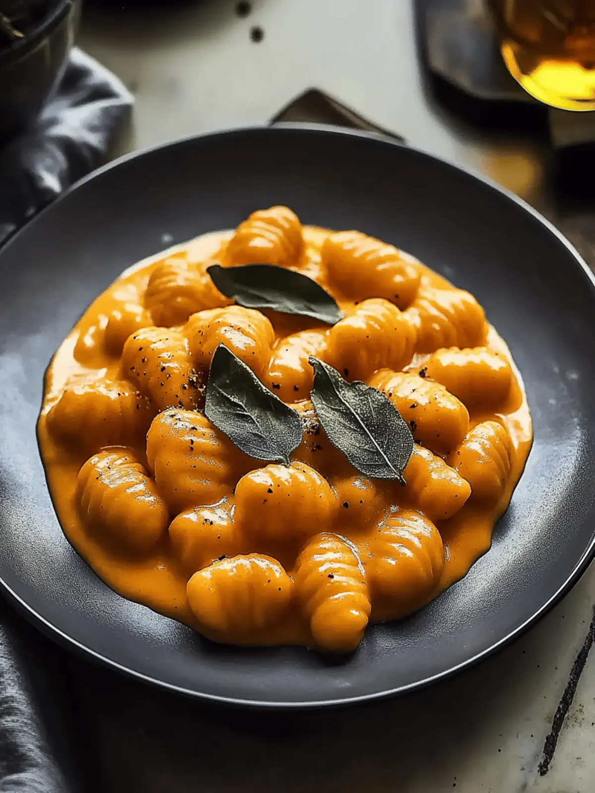 Creamy Pumpkin Gnocchi