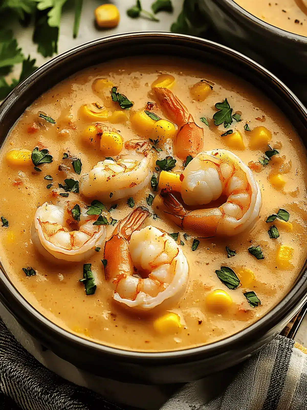 Orleans Shrimp and Corn Bisque